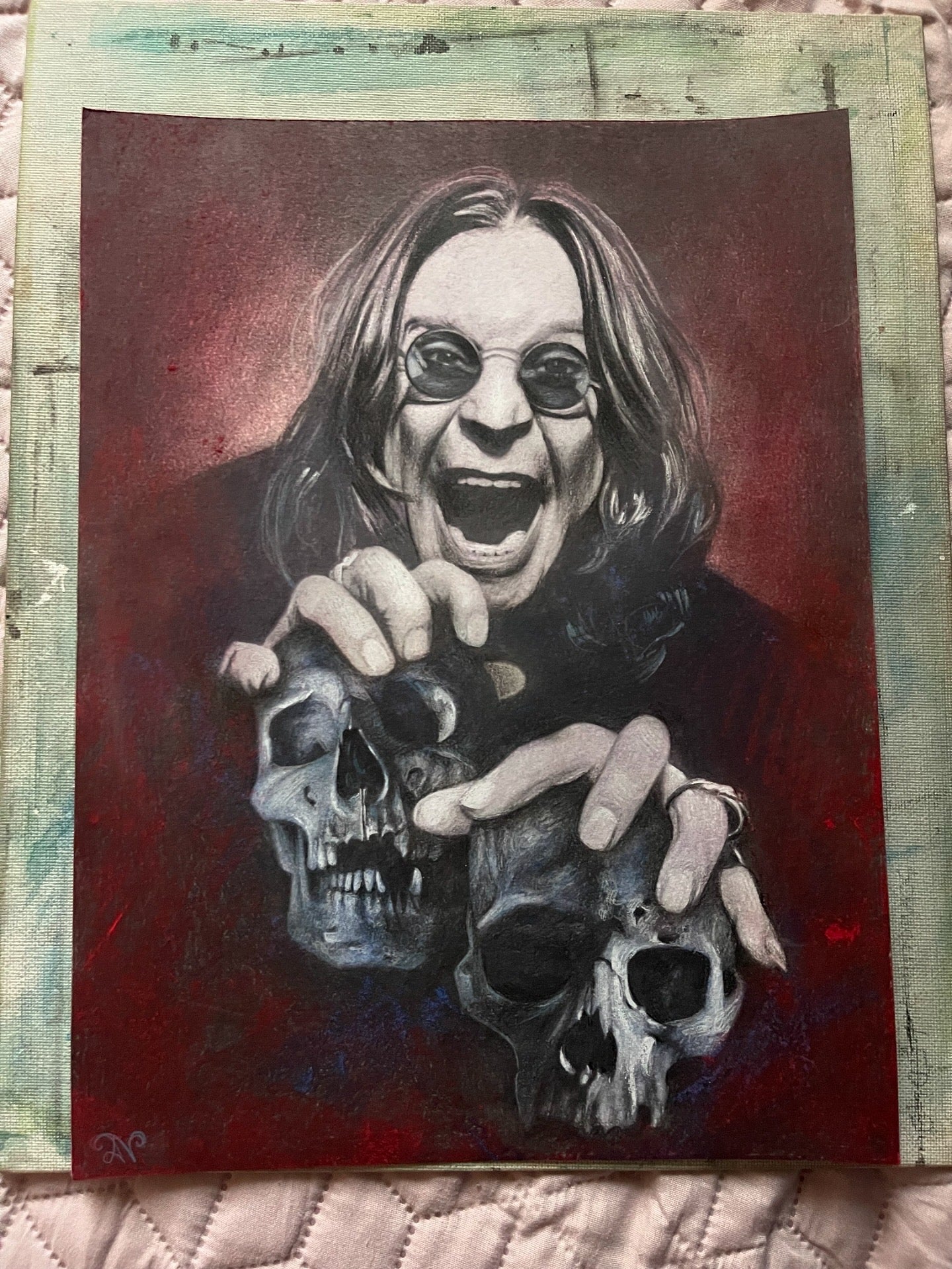 Ozzy’s skulls print, 8.5x11in