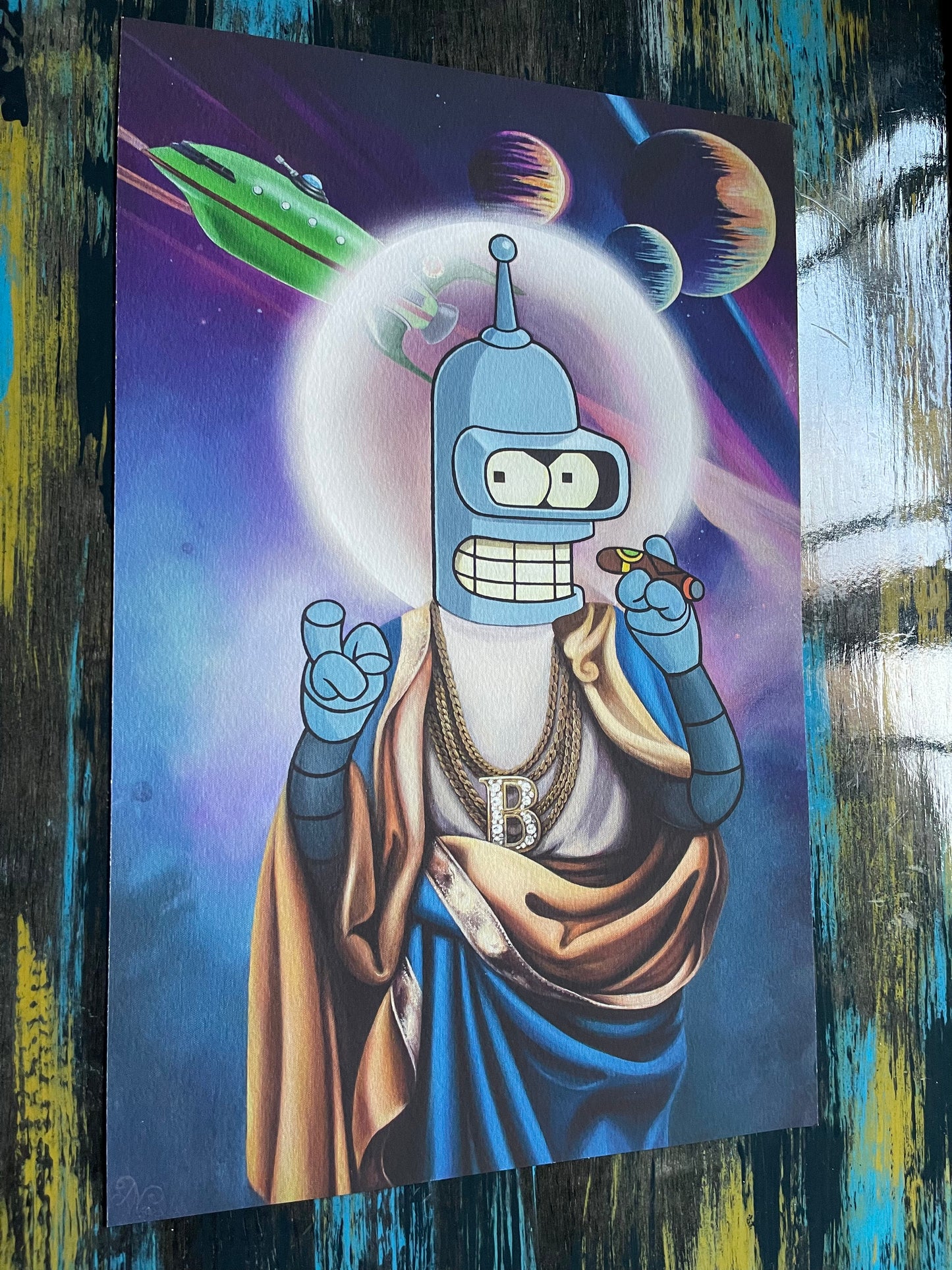 Bender print, 11x17in