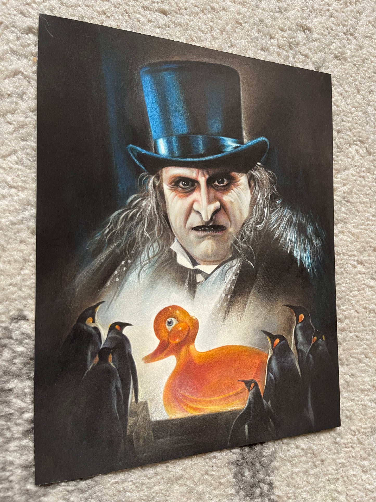 Penguin print, 8x10in