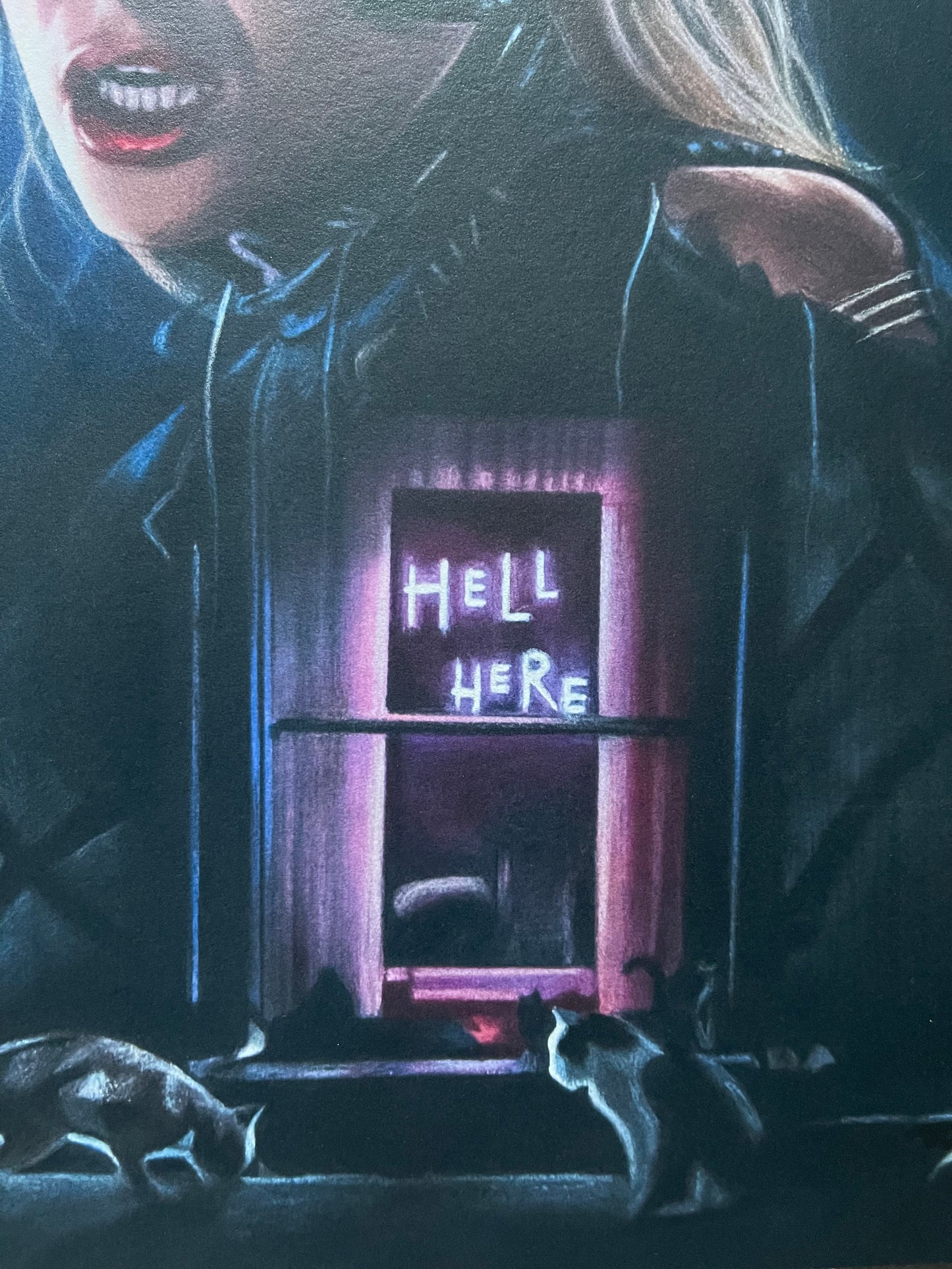 Catwoman print, 11x14in