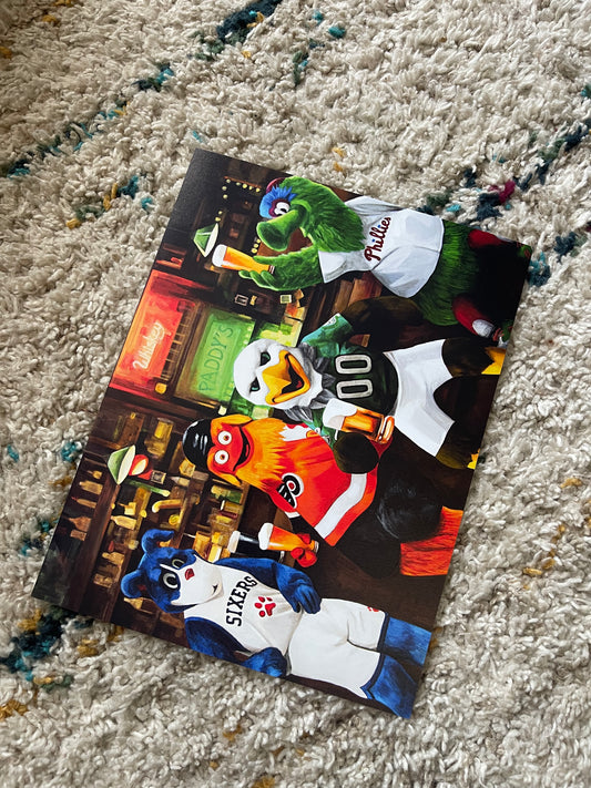 Mascot print, 8.5x11in
