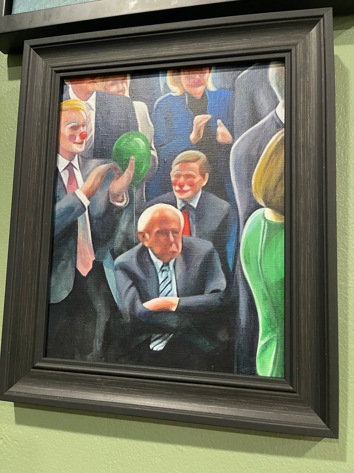Bernie, original painting, 8x10in