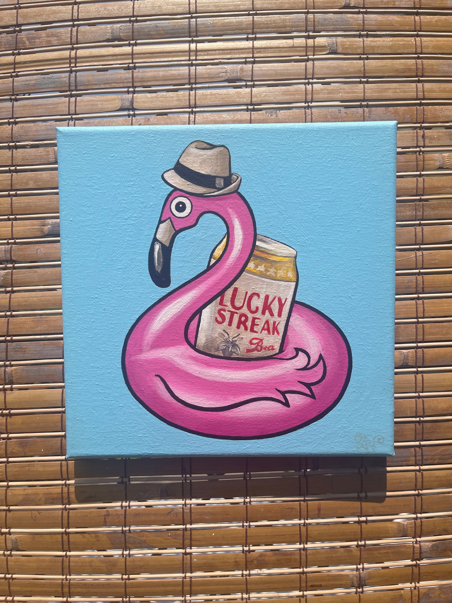 Lucky Streak, 6x6in original painting