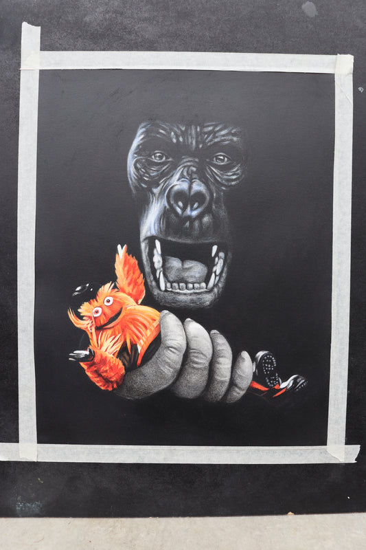 Gritty print, 8.5x11in