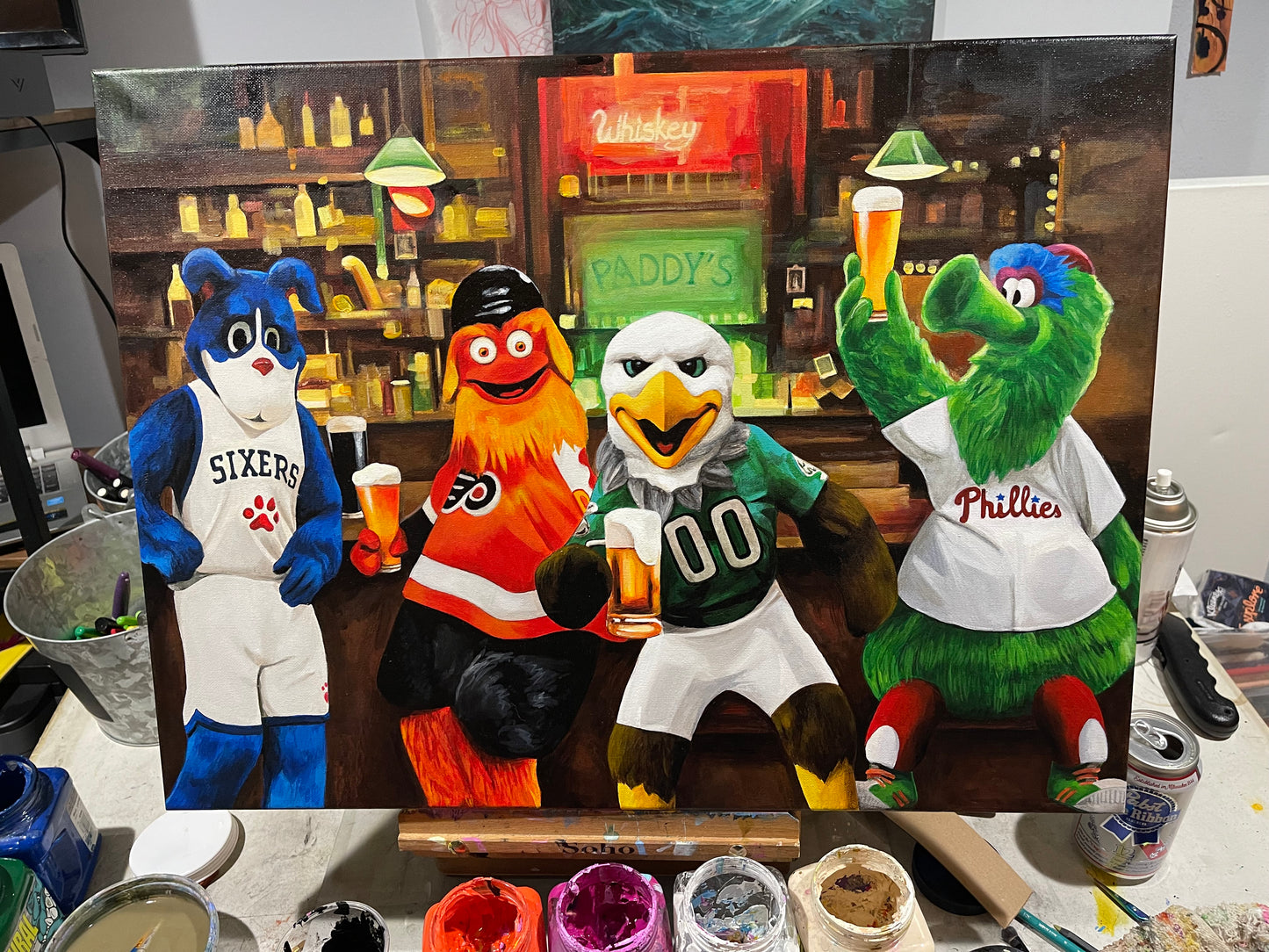 Mascot print, 8.5x11in