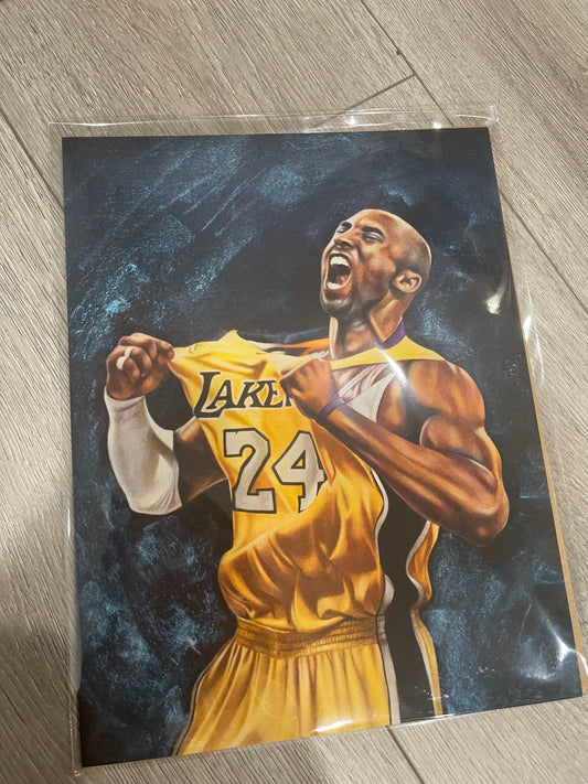 Kobe print, 8.5x11in