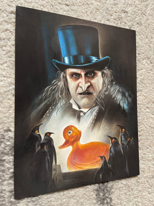 Penguin print, 8x10in